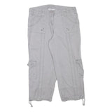 STYLE AND CO Womens Shorts Grey Casual Cotton Blend M W28 Utility Pockets