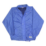 RENCO MARWELL Mens Blue Jacket M Polyester Plain Zip Outdoor Windbreaker