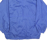 RENCO MARWELL Mens Blue Jacket M Polyester Plain Zip Outdoor Windbreaker