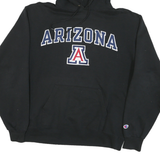 CHAMPION Mens Black Arizona Hoodie M Cotton Blend Pullover Casual