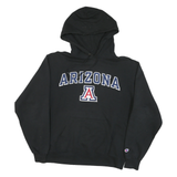 CHAMPION Mens Black Arizona Hoodie M Cotton Blend Pullover Casual