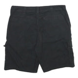 WRANGLER Mens Black Cotton Cargo Shorts L W36 Pocketed Casual Workwear