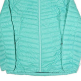 MAMMUT Womens Turquoise Jacket L Polyester Blend Quilted Lightweight Zip
