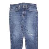 LEVI'S 511 Slim Mens Jeans Blue Slim Skinny Denim Medium W34 L29 Distressed