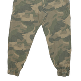 HOLLISTER Mens Cotton Blend Camouflage Regular Drawstring Trousers W28 L24
