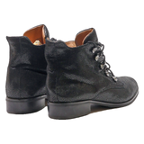 MAM'ZELLE Ankle Boots Black Suede Womens UK 3