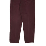 CALVIN KLEIN JEANS Womens Jeans Burgundy Regular Straight Denim W30 L28 Zip