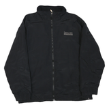 LEE Mens Black Jacket XL Polyester Blend Zip Plain Casual Lightweight Outerwear