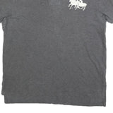 POLO RALPH LAUREN Mens Grey Cotton Blend Short Sleeve Polo Shirt XL Large