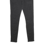 LEVI'S 710 Super Skinny Womens Jeans Black Slim Skinny Denim W29 L28 Zip Closure