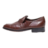 SEAN Loafer Shoes Brown Leather Mens UK 9