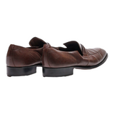 SEAN Loafer Shoes Brown Leather Mens UK 9