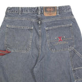 CROSS COLOURS Mens Denim Shorts Blue Casual M W32 Workwear Cotton Blend