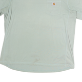 CARHARTT Womens Light Green T-Shirt XL Short Sleeve Crew Neck Casual Cotton