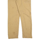 CARHARTT Mens Relaxed Fit Beige Cotton Blend Trousers W30 L32 Workwear Durable