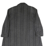 CITYLINE Womens Grey 4XL Button Cotton Blend Long Sleeve Classic Jacket Coat