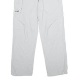 K-TEC Womens Polyamide White Regular Straight Trousers W28 L32 Outdoor Zip
