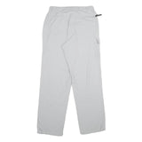 K-TEC Womens Polyamide White Regular Straight Trousers W28 L32 Outdoor Zip
