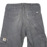 CARHARTT Mens Cargo Shorts Grey Casual S W28 Durable Workwear