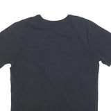 NIKE Mens Black L T-Shirt Short Sleeve Crew Neck Cotton Casual Sportswear