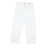 VINCE Womens White Regular Fit Straight Denim Jeans Cotton Blend W28 L25 Casual