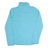 SNOW TECH Womens Blue Jacket M Polyester Blend Plain Zip Lightweight Casual