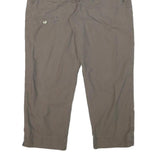 COLUMBIA Womens Cotton Blend Beige Regular Straight Trousers W28 L24 Outdoor Zip