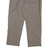 COLUMBIA Womens Cotton Blend Beige Regular Straight Trousers W28 L24 Outdoor Zip