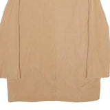 ZARA Womens Beige Oversized Lyocell Jacket XS Casual Lightweight Plain