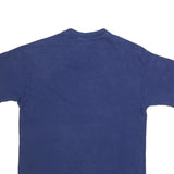 HANES Mens Blue Waikiki Beach Graphic T-Shirt M Short Sleeve Crew Neck Casual