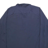NIKE Mens Navy Blue Sports Coaching 1/4 Zip M Sweatshirt Activewear