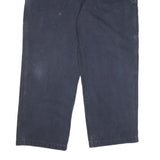 CARHARTT Mens Cotton Blend Blue Regular Straight Trousers W36 L29 Casual