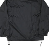 HELLY HANSEN Mens Black Outdoor Jacket S Polyester Blend Zip Hooded Plain