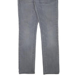 LEVI'S Mens Slim Grey Denim Slim Fit Jeans W32 L32 Zip Denim