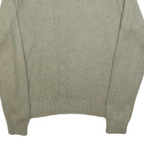 POLO RALPH LAUREN Mens Grey Plain Cotton Jumper Crew Neck Basic Knit 2XL