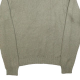 POLO RALPH LAUREN Mens Grey Plain Cotton Jumper Crew Neck Basic Knit 2XL