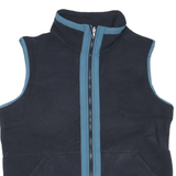 THE NORTH FACE Mens Blue Jacket M Polyester Blend Fleece Outdoor Zip Up Pocket