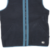 THE NORTH FACE Mens Blue Jacket M Polyester Blend Fleece Outdoor Zip Up Pocket