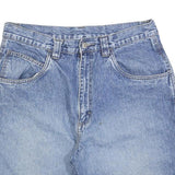 WRANGLER Mens Denim Blue Casual Cargo Shorts M W34 Workwear Relaxed Fit