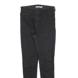 LEVI'S 720 Womens Jeans Black Slim Skinny Denim W25 L28 Stretch Zip Fly
