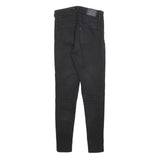 LEVI'S 720 Womens Jeans Black Slim Skinny Denim W25 L28 Stretch Zip Fly