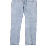 LEVI'S Womens Light Blue Denim Regular Fit Straight Leg Trousers W26 L25
