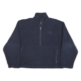 NEW BALANCE Mens Navy Blue Plain Pullover Crew Neck Basic Knit L Sportswear