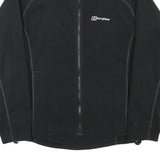 BERGHAUS Mens Black Softshell Jacket S Polyester Blend Zip Up Outdoor Activewear