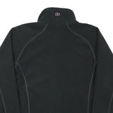 BERGHAUS Mens Black Softshell Jacket S Polyester Blend Zip Up Outdoor Activewear