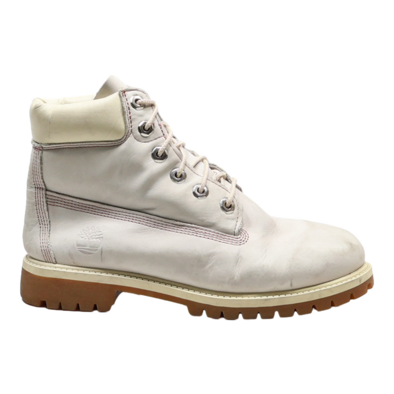 TIMBERLAND Lace-Up Boots Grey Leather Boys UK 4.5