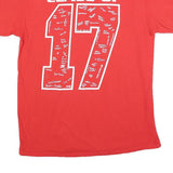 GILDAN Mens Red St Jude Class Of 2017 Graphic T-Shirt M Short Sleeve Crew Neck