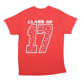 GILDAN Mens Red St Jude Class Of 2017 Graphic T-Shirt M Short Sleeve Crew Neck