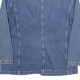 LIZ CLAIBORNE Womens Blue Denim Jacket UK 12 Cotton Button Closure Long Sleeve