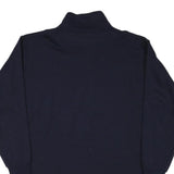 BUCHER Mens Black 1/4 Zip XL Cotton Blend Sweatshirt Pullover Casual Everyday